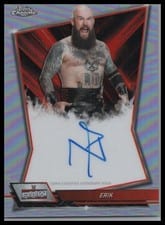 2026 Topps Chrome WWE Red Brand Autographs Erik #RBA-ERI card