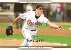 2007 Upper Deck Base Set Erik Bedard #60 card