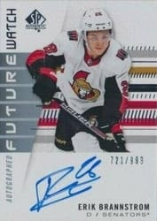 2019-20 SP Authentic Base Set Erik Brannstrom #184 card