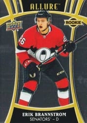 2019-20 Upper Deck Allure Base Set Erik Brannstrom #117 card