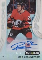 2019-20 Upper Deck Synergy Base Set Erik Brannstrom #77 card