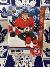 2020 Upper Deck National Hockey Card Day Canada Erik Brannstrom #CAN-5 card