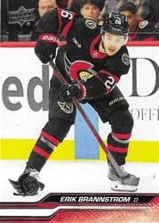 2023-24 Upper Deck Base Set Erik Brannstrom #593 card