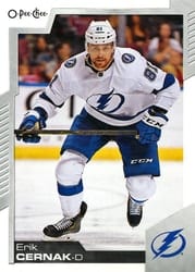 2020-21 O-Pee-Chee Base Set Erik Cernak #302 card