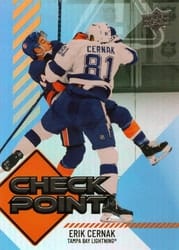 2024-25 Upper Deck Checkpoint Erik Cernak #CP-17 card