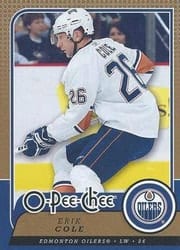2008-09 O-Pee-Chee Base Set Erik Cole #629 card
