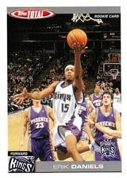 2004-05 Topps Total Base Set Erik Daniels #334 card