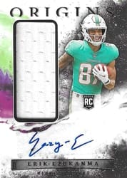 2022 Panini Origins Base Set Erik Ezukanma #187 card
