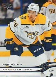 2025-26 Upper Deck Base Set Erik Haula #570 card