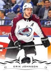 2018-19 Upper Deck Base Set Erik Johnson #45 card