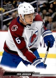 2022-23 Upper Deck Base Set Erik Johnson #47 card