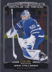 2022-23 O-Pee-Chee Platinum Base Set Erik Kallgren #236 card