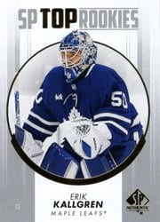 2022-23 SP Authentic Top Rookies Erik Kallgren #TR-41 card