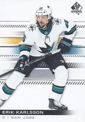 2019-20 SP Authentic Base Set Erik Karlsson #81 card