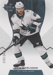2019-20 Upper Deck Ultimate Collection Base Set Erik Karlsson #36 card