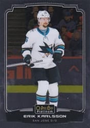 2022-23 O-Pee-Chee Platinum Base Set Erik Karlsson #154 card