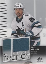 2022-23 SP Game Used Authentic Fabrics Erik Karlsson #AF-EK card