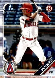 2019 Bowman Draft Base Set Erik Rivera #BD-77 card