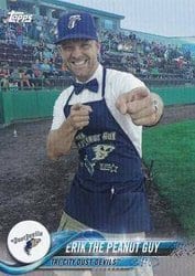 2018 Topps Pro Debut Base Set Erik the Peanut Guy #165 card