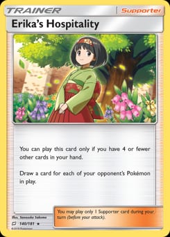 Team Up Erika's Hospitality #140 card