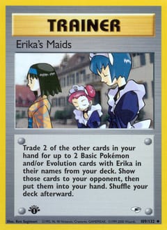 Gym Heroes Erika's Maids #109 card
