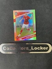 2021 Panini Donruss Road to Qatar Erling Haaland Green Laser #100 card