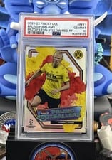 2021 Topps UEFA Champions League Erling Haaland #1 card