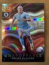 2022 Panini Select Premier League Unstoppable Erling Haaland #20 card