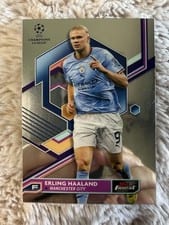2022 Topps Finest UEFA Club Competitions Erling Haaland #9 card