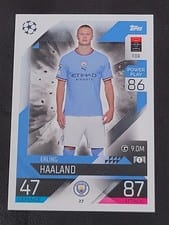 2022 Topps Match Attax UEFA Champions League Erling Haaland #27 card