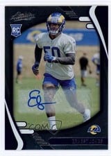 2021 Panini Absolute Signature Rookies Parallels Ernest Jones #190