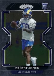2021 Panini Prizm Base Set Ernest Jones #421 card