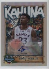 2022-23 Bowman University Chrome The Big Kahuna Autographs Ernest Udeh, Jr. #TBK-14 card