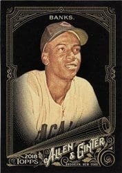2018 Topps Allen & Ginter X Base Set Ernie Banks #138 card