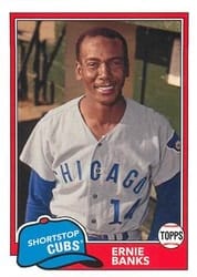 2018 Topps Archives Base Set Ernie Banks #202 card