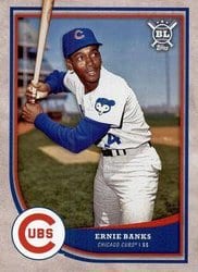 2018 Topps Big League Base Set Ernie Banks #334 card