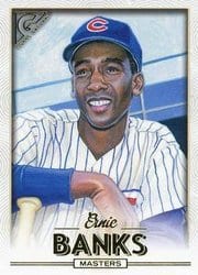 2018 Topps Gallery Base Set Ernie Banks #167 card