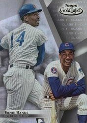 2018 Topps Gold Label Base Set Ernie Banks #29 card