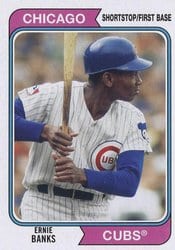 2020 Topps Archives Base Set Ernie Banks #118 card