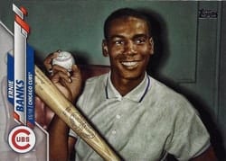2020 Topps Base Set Ernie Banks #253b card