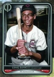 2020 Topps Tribute Base Set Ernie Banks #83 card