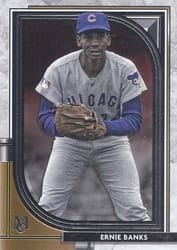 2021 Topps Museum Collection Base Set Ernie Banks #23 card