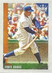 2022 Panini Diamond Kings Base Set Ernie Banks #19 card