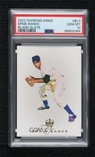 2022 Panini Diamond Kings Blank Slate Ernie Banks #BL-3 card