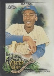 2022 Topps Allen & Ginter Chrome Base Set Ernie Banks #3 card