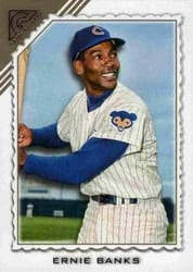 2022 Topps Gallery Base Set Ernie Banks #188 card