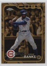 2024 Topps Gilded Collection Base Set Ernie Banks #111 card