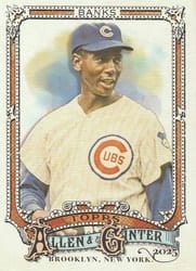 2025 Topps Allen & Ginter Base Set Ernie Banks #54 card