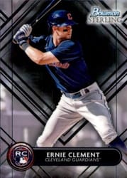 2022 Bowman Sterling Base Set Ernie Clement #BSR-19 card
