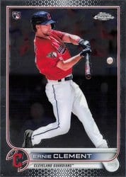 2022 Topps Chrome Base Set Ernie Clement #145 card
